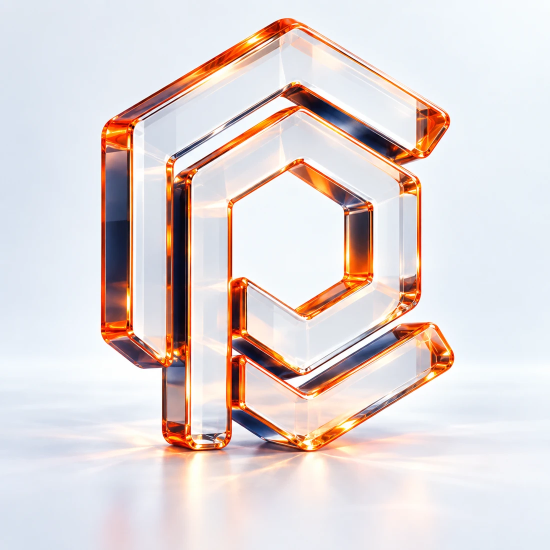 Ícone da ContaPro em uma composição tridimensional