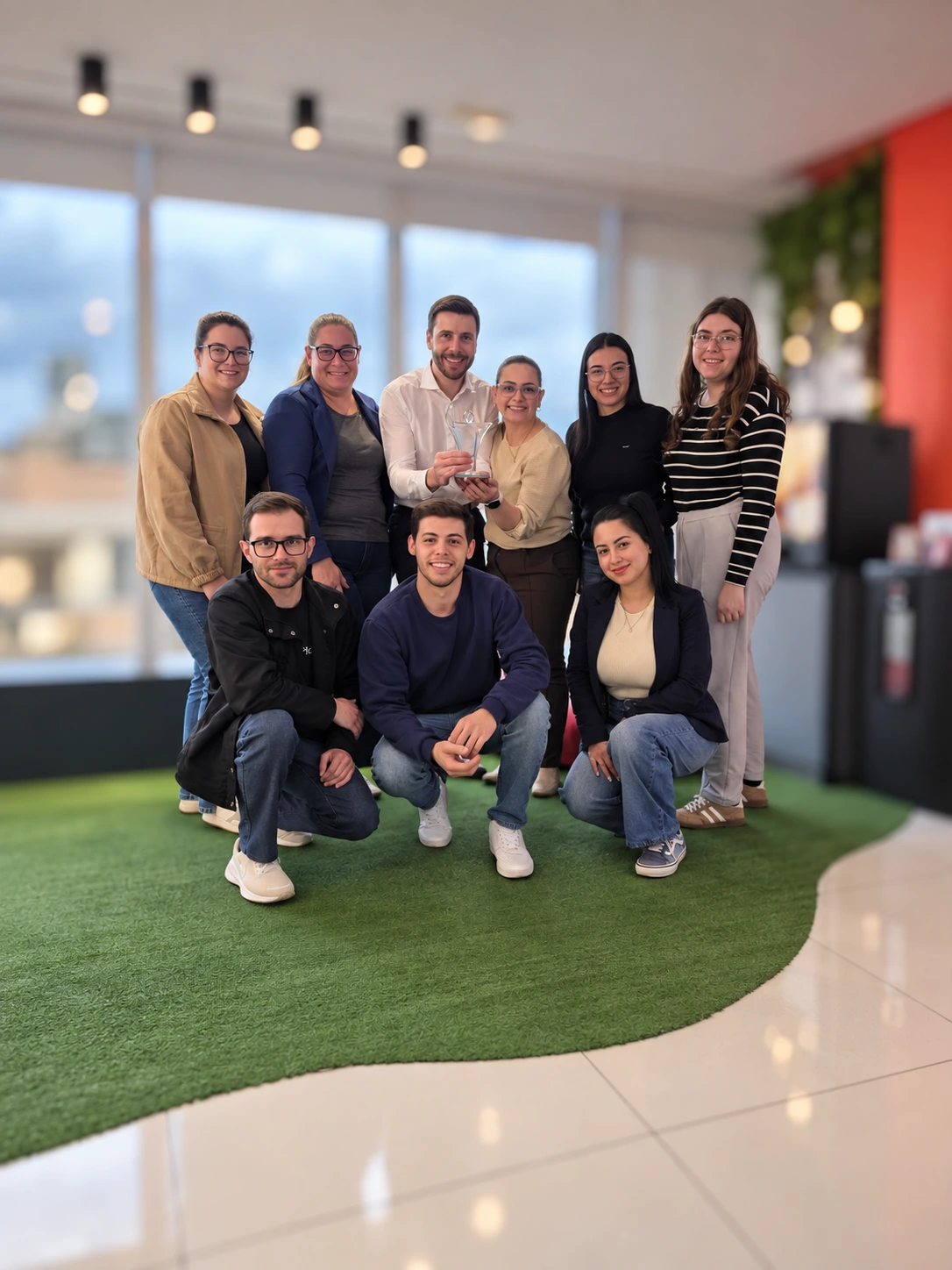 Time da ContaPro no escritório em Marau